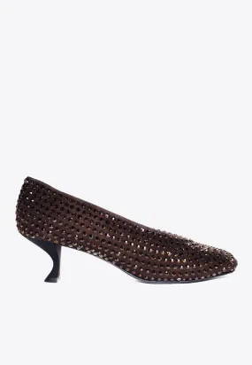 50 Crystal Embellished Pumps