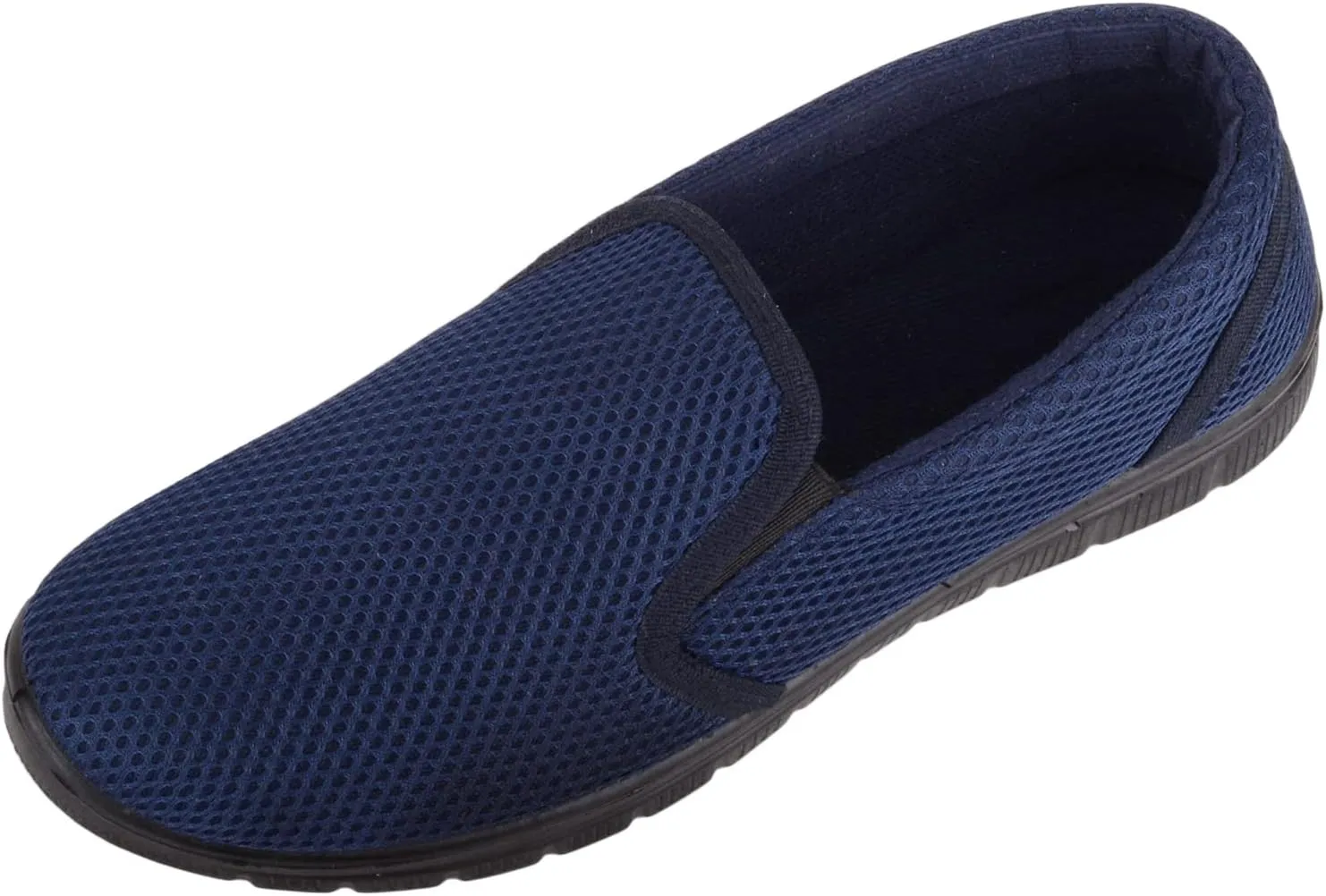 ABSOLUTE FOOTWEAR Mens Slip On Twin Gusset Breathable Mesh Sport Pumps Trainers Sneakers
