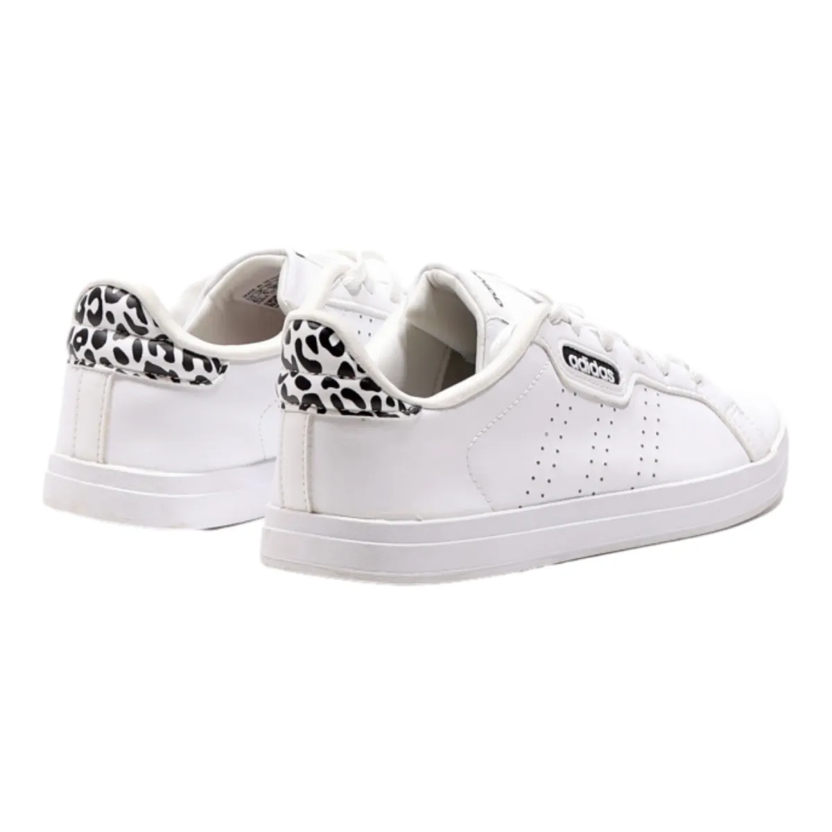 ADIDAS Low Top Trainers White Leather Womens UK 5