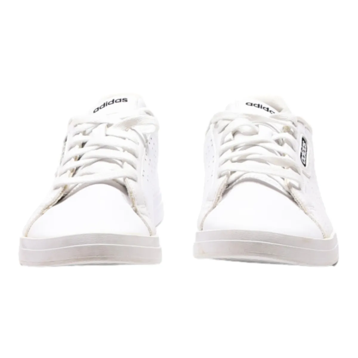 ADIDAS Low Top Trainers White Leather Womens UK 5