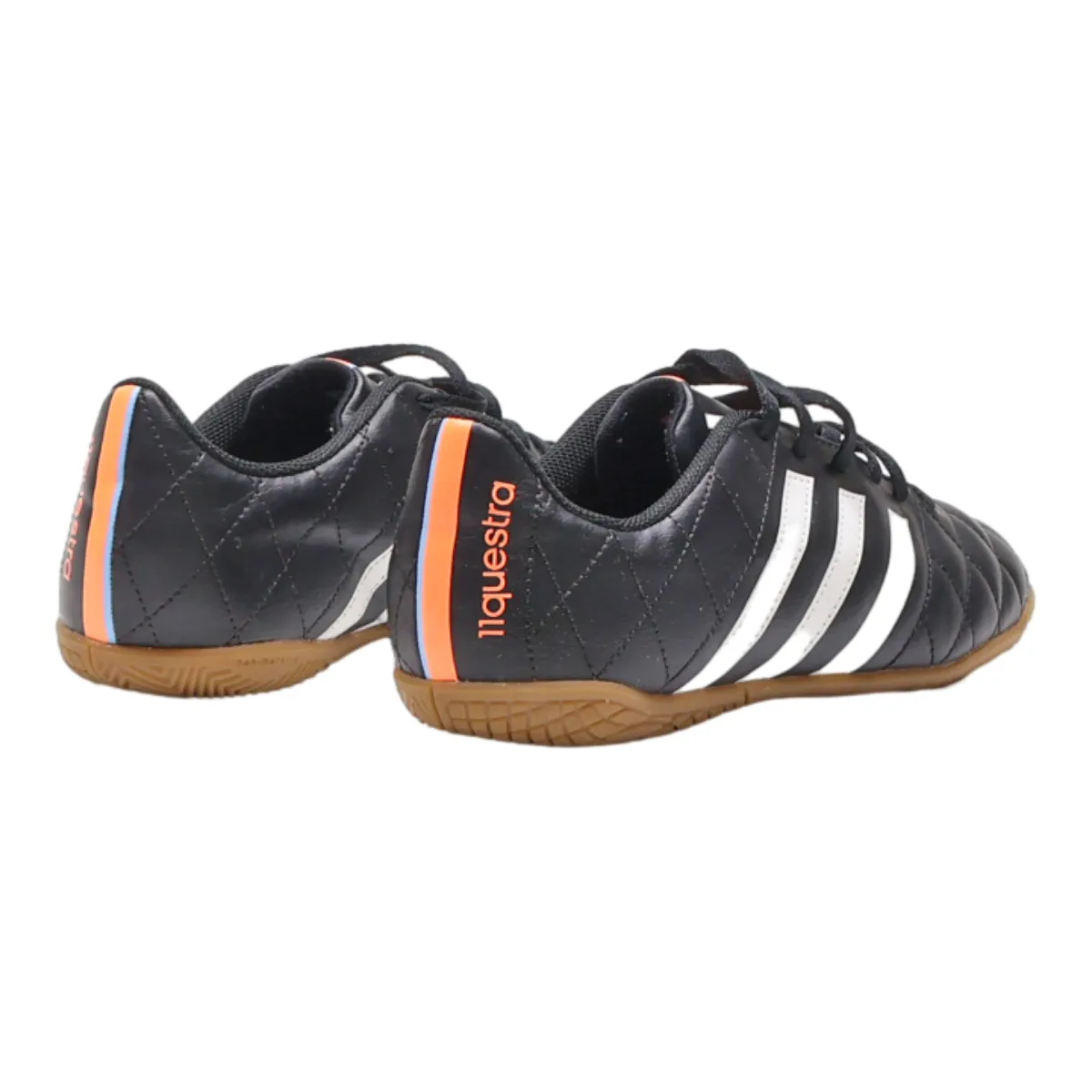 ADIDAS Sneaker Trainers Black Leather Mens UK 5