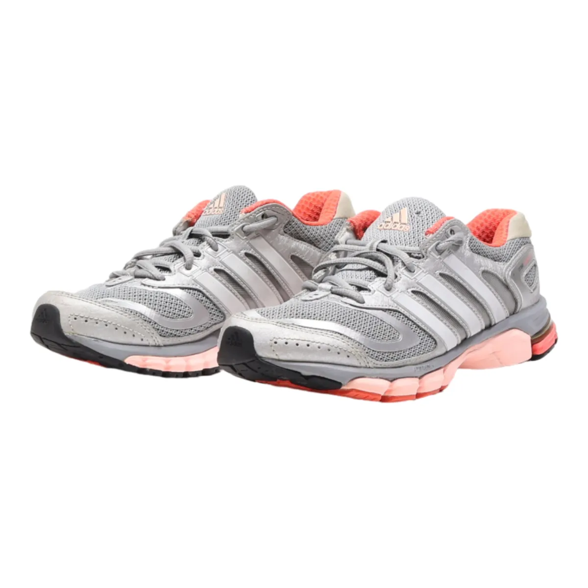 ADIDAS Sneaker Trainers Silver Synthetic Womens UK 5.5