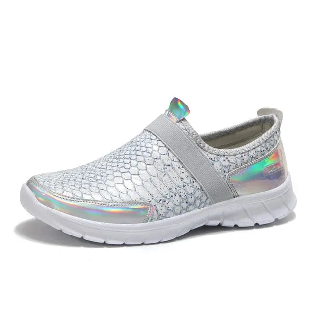 Aina Women's Slip-On Black Shoes