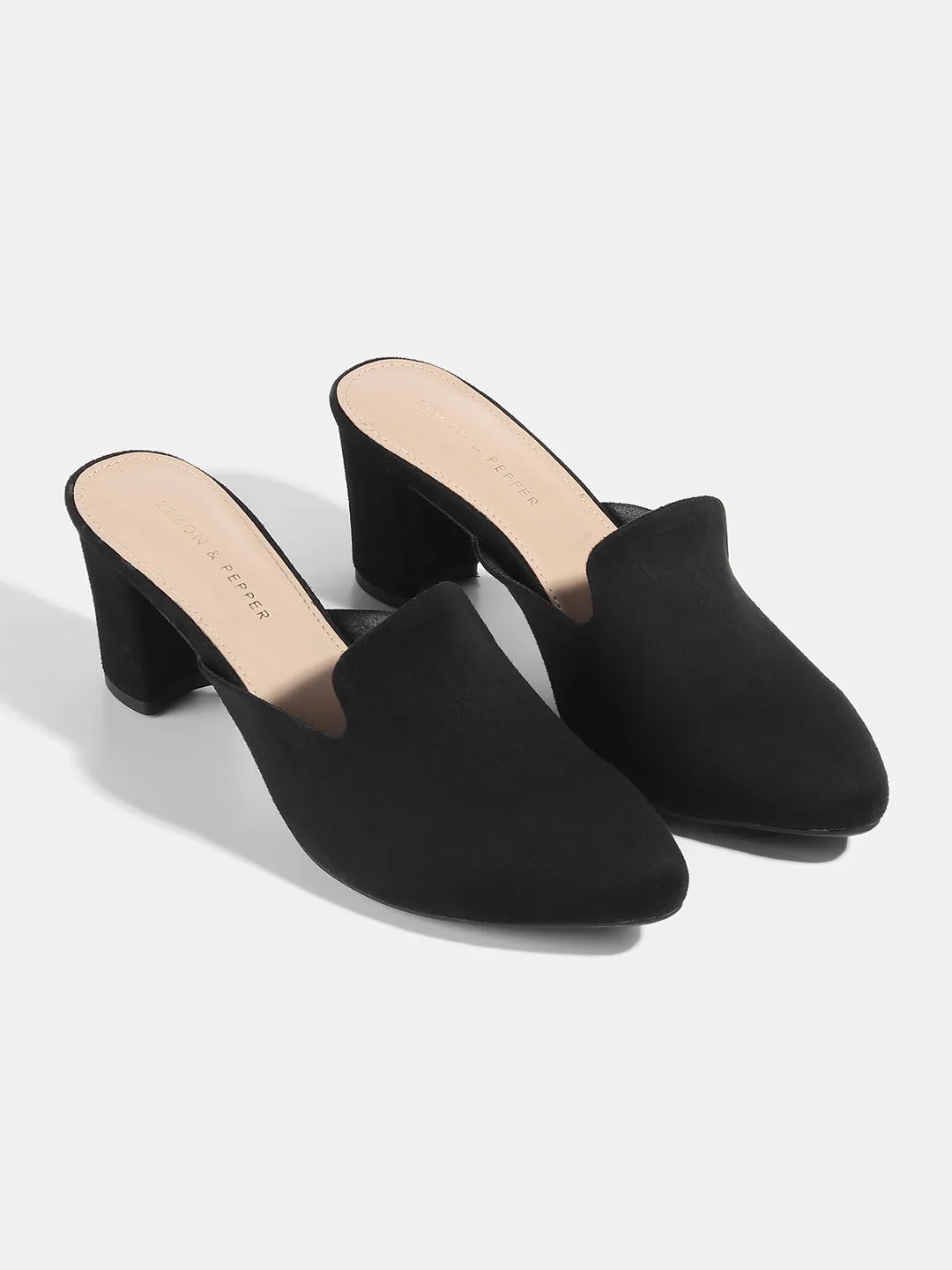 Block Heel Mules