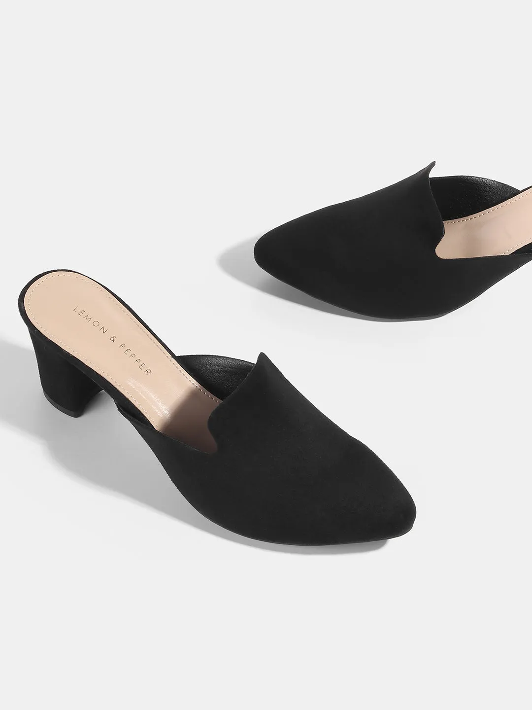 Block Heel Mules