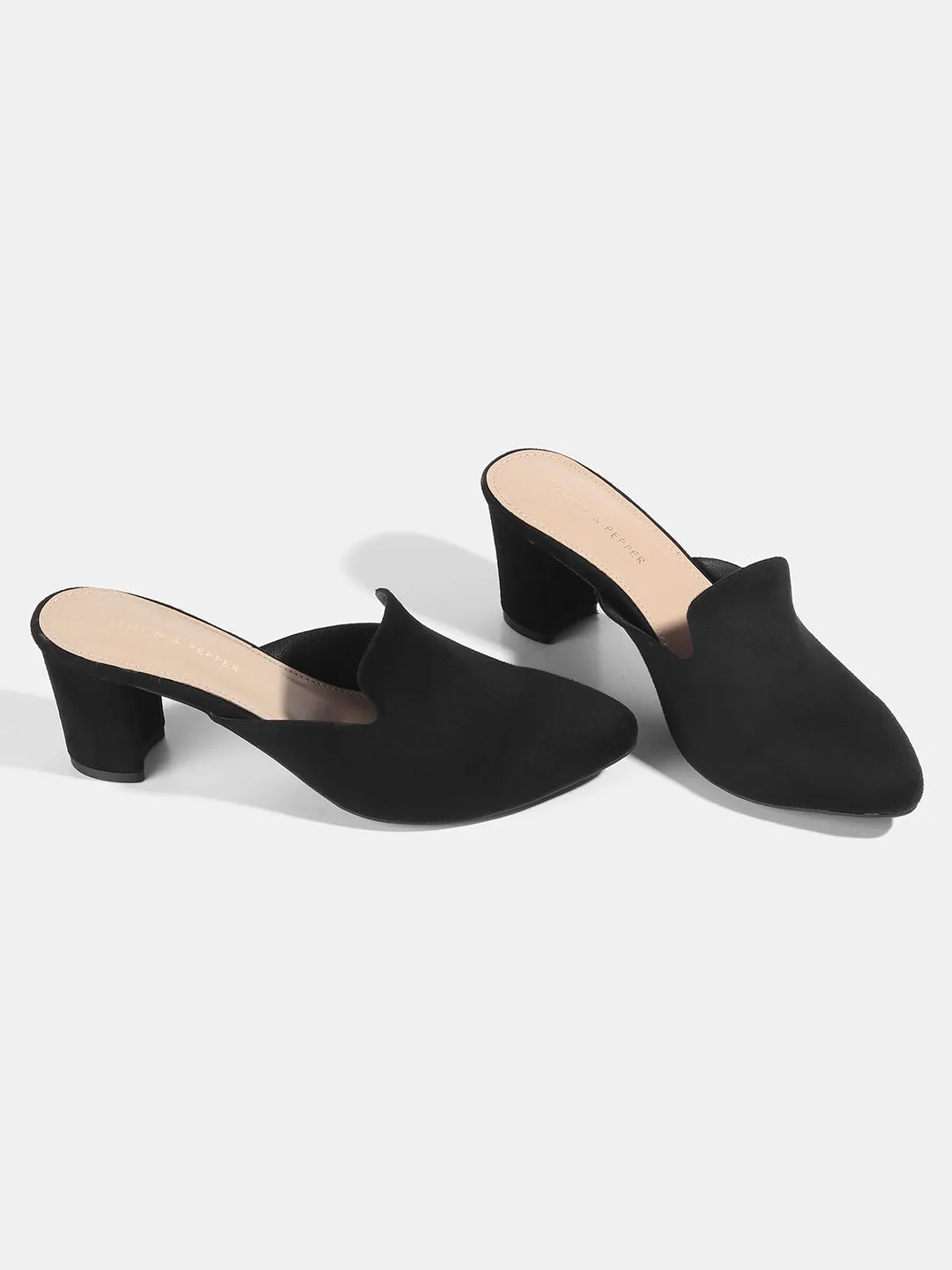 Block Heel Mules