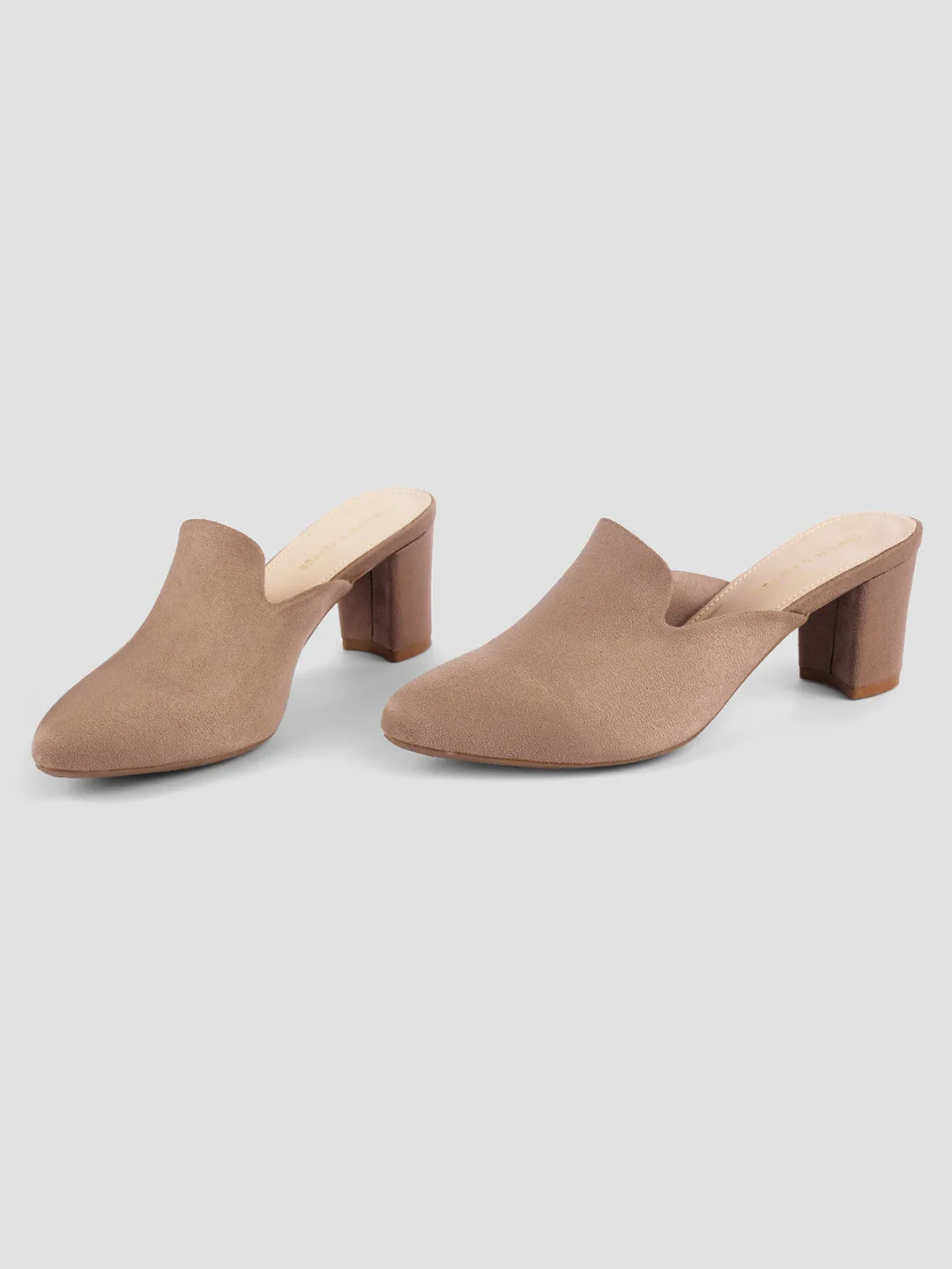 Block Heel Mules