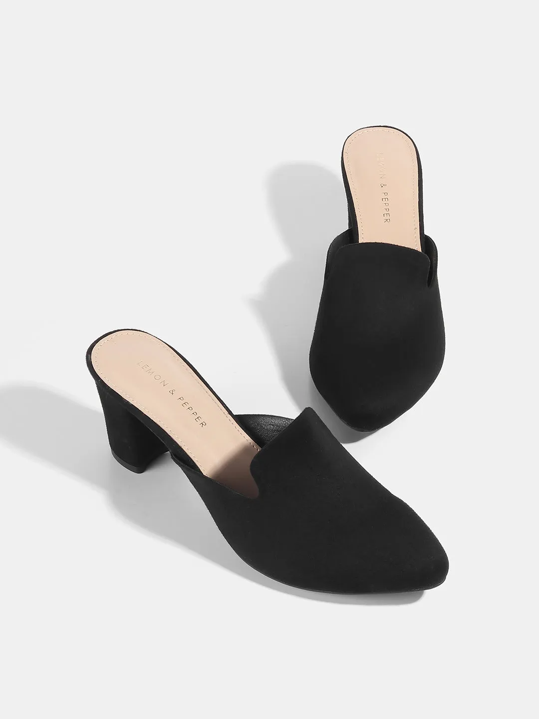 Block Heel Mules