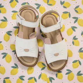 Bunny Sandal Toddler White