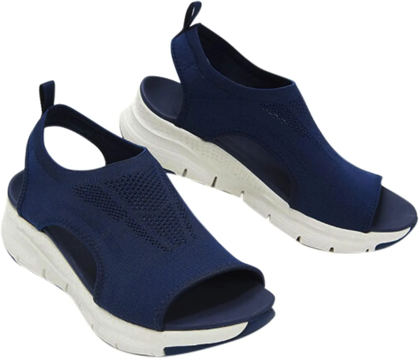 Cathalem Women's Breathable Orthopedic Sandals, 2024 New Soft Shoes Go Walking Slip on Diabetic Foam Shoes Arch Support Shoes