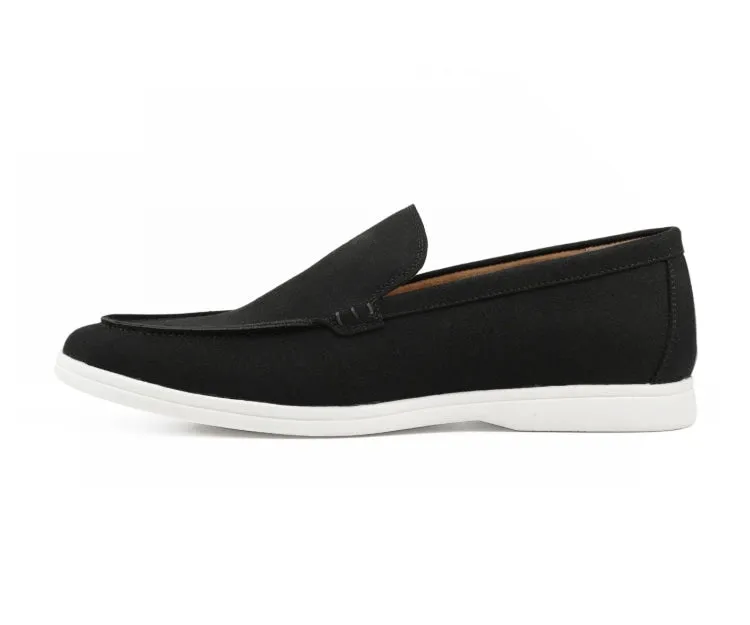 Deniz Noir Men’s Casual Loafers Vegan Black 123456