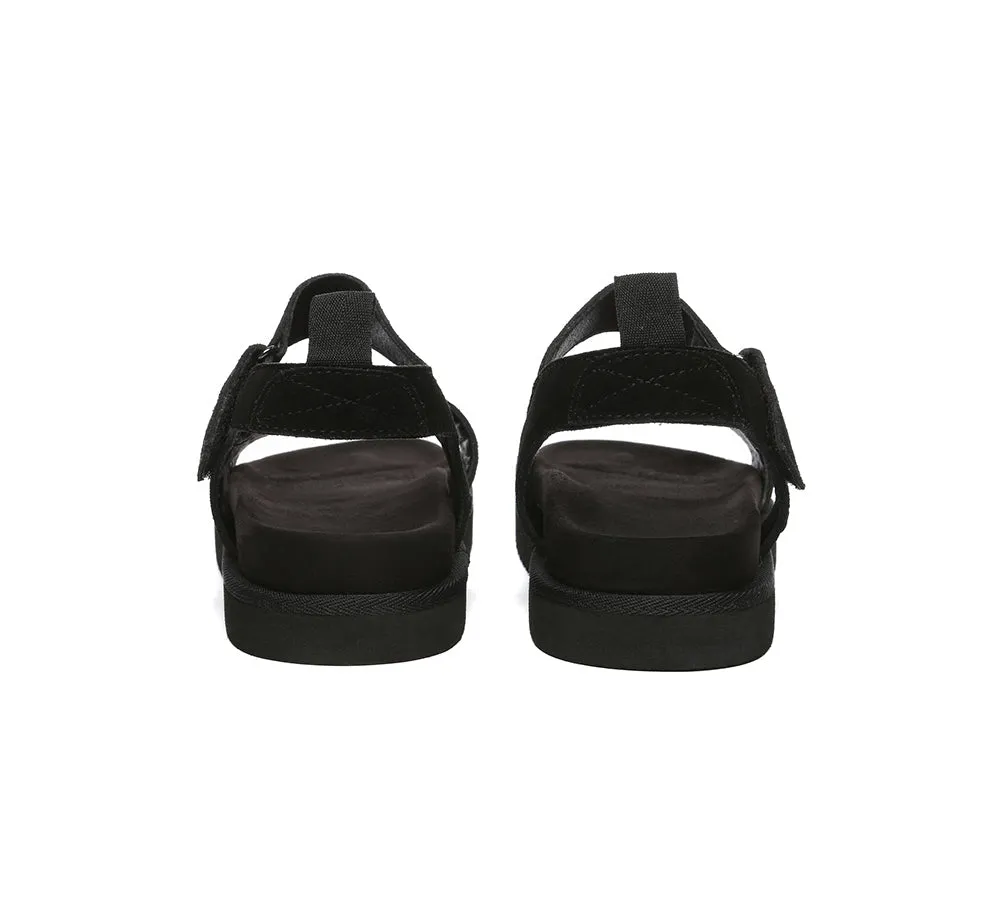 EVERAU® Women Adjustable Hook and Loop Slingback Summer Sandals Carla