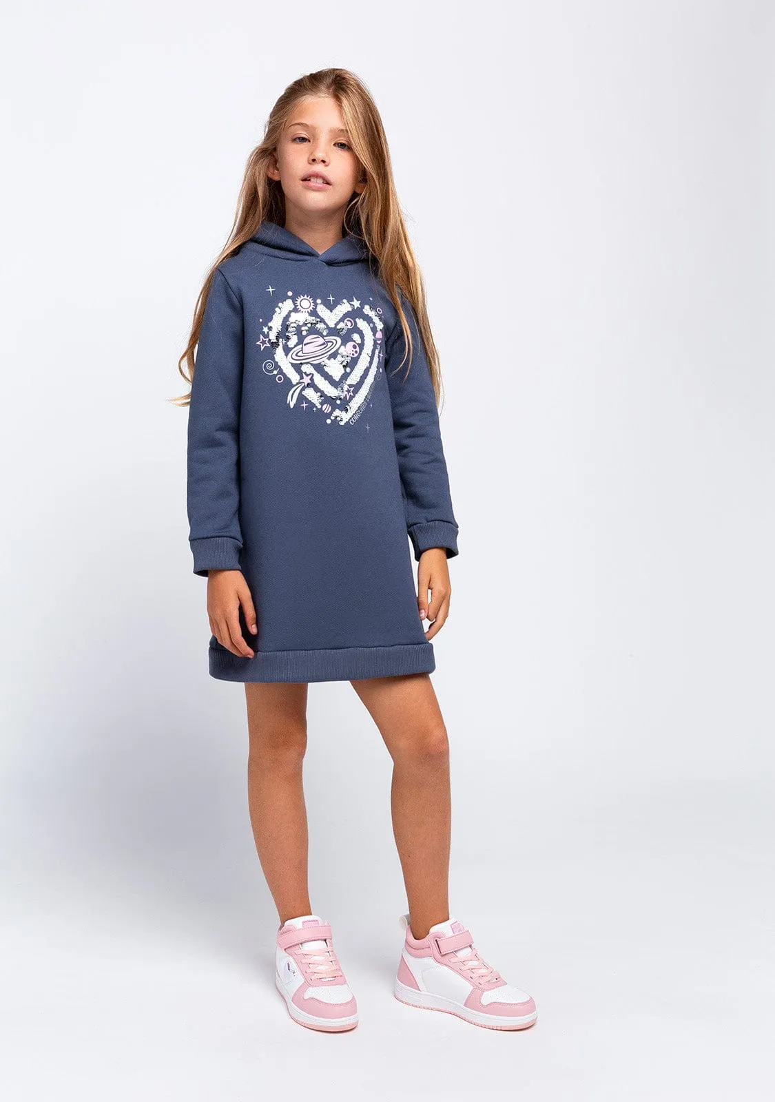 Girl´s Pink - White With Lights Hi-Top Sneakers Napa