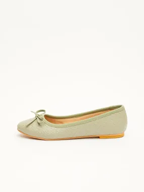 GOSSIP WOMENS GREEN MOCCASINS