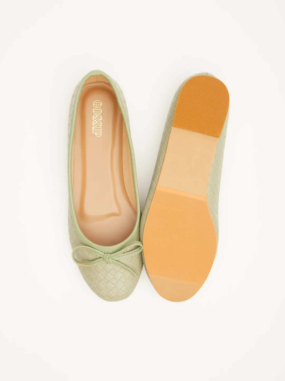 GOSSIP WOMENS GREEN MOCCASINS