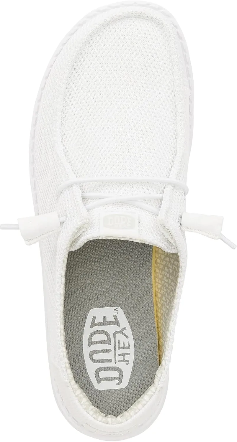 HEYDUDE Wendy Stretch Sox, Womens Shoes, Womens Slip-on Loafers, Comfortable & Light-Weight