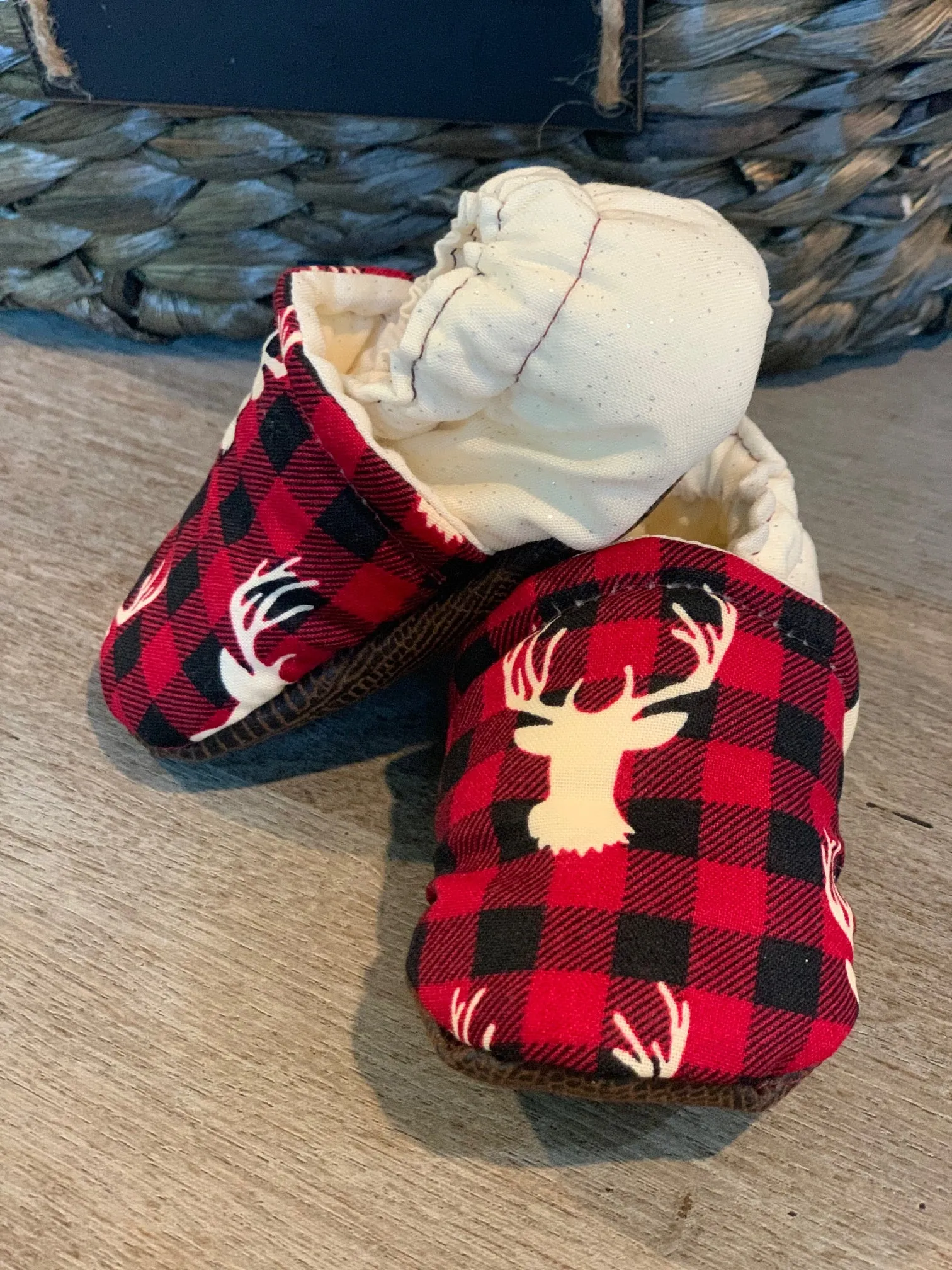Holiday Plaid Reindeer