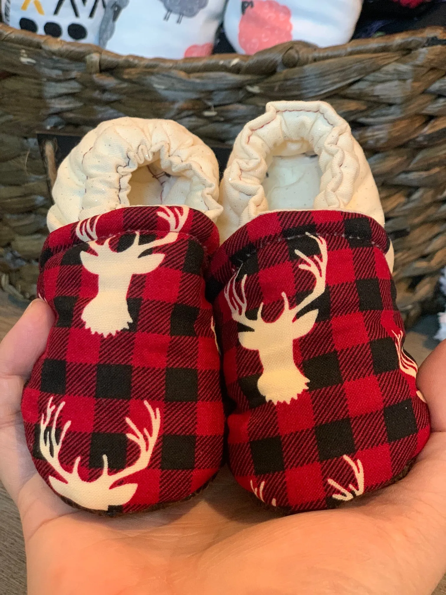 Holiday Plaid Reindeer