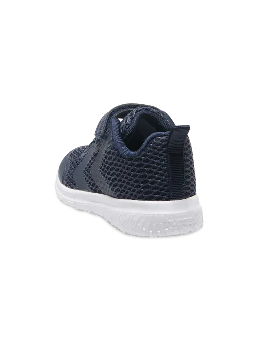 Hummel Actus Ml Infant Breathable Trainers with Mesh and Velcro Closure
