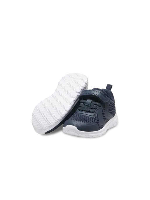 Hummel Actus Ml Infant Breathable Trainers with Mesh and Velcro Closure