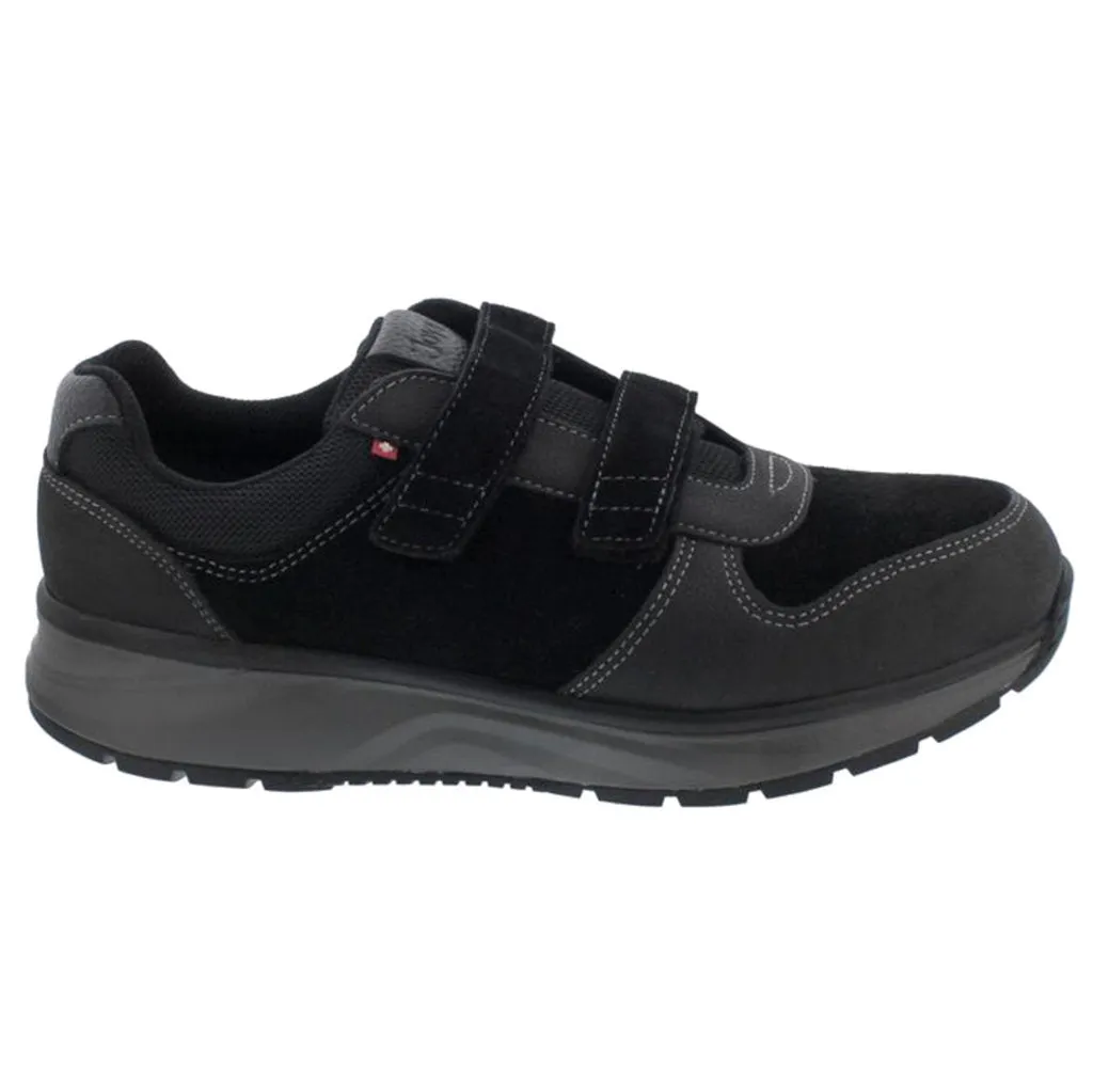 Joya Dynamo Velcro Suede Leather Men's Low Top Trainers