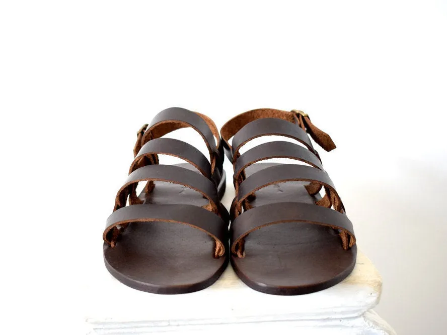 Leather sandals men/ Slide leather sandals/ Slide men sandals/ Men leather sandals/ Men sandals/ 2018 sandals/ Gift for him/ Gift for men
