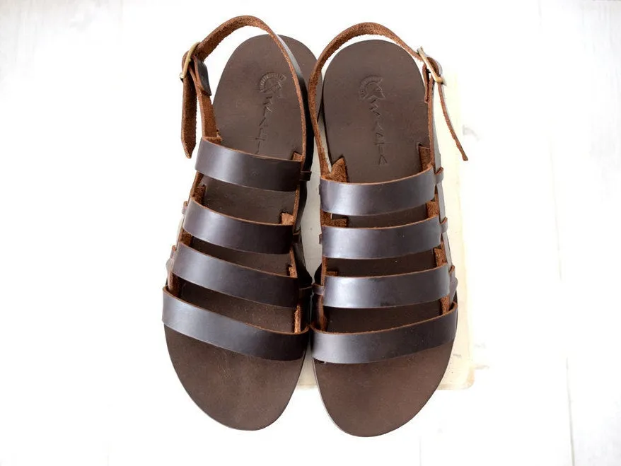 Leather sandals men/ Slide leather sandals/ Slide men sandals/ Men leather sandals/ Men sandals/ 2018 sandals/ Gift for him/ Gift for men