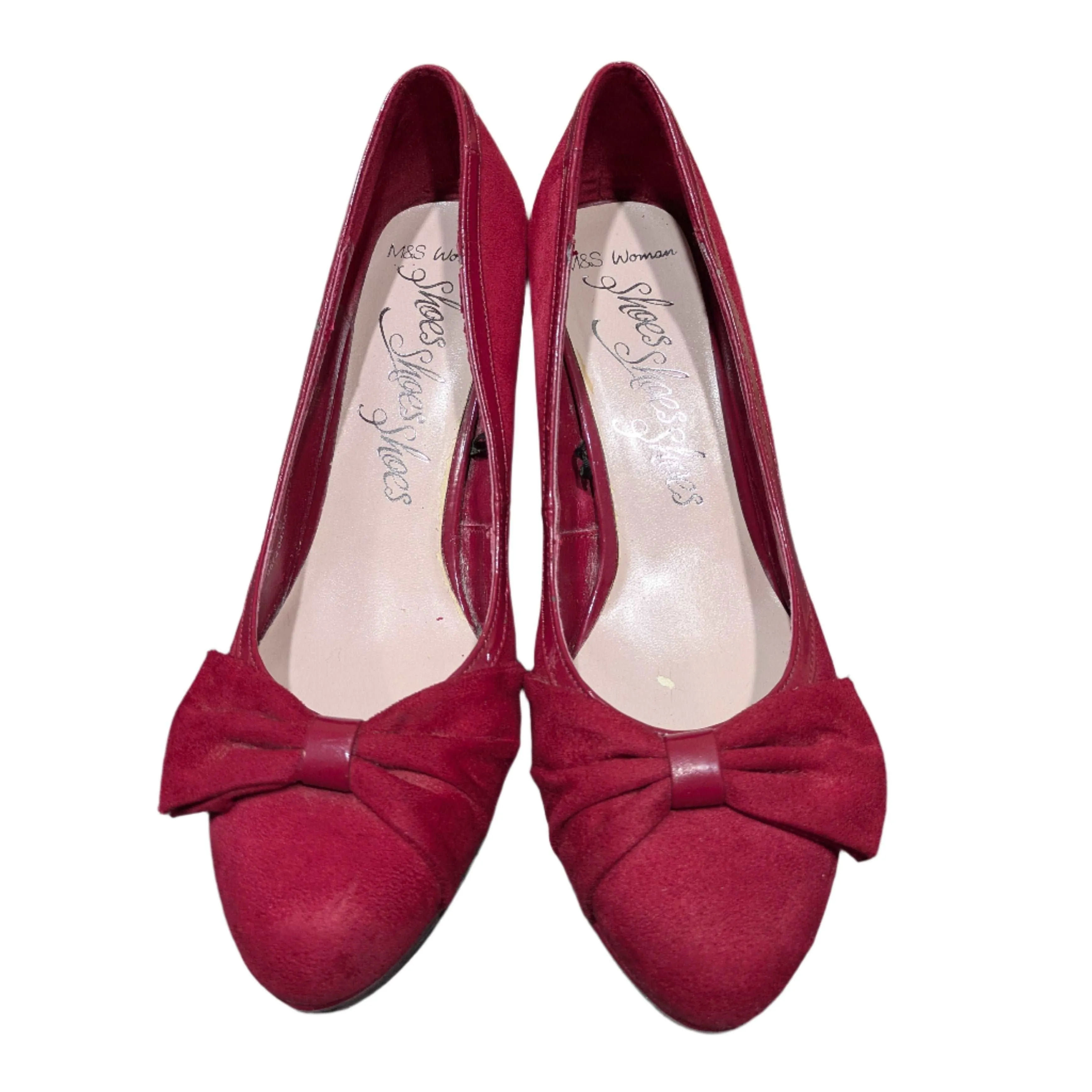 Marks & Spencer Red Hartley Heels Size UK 6 / EU 39 / US 8