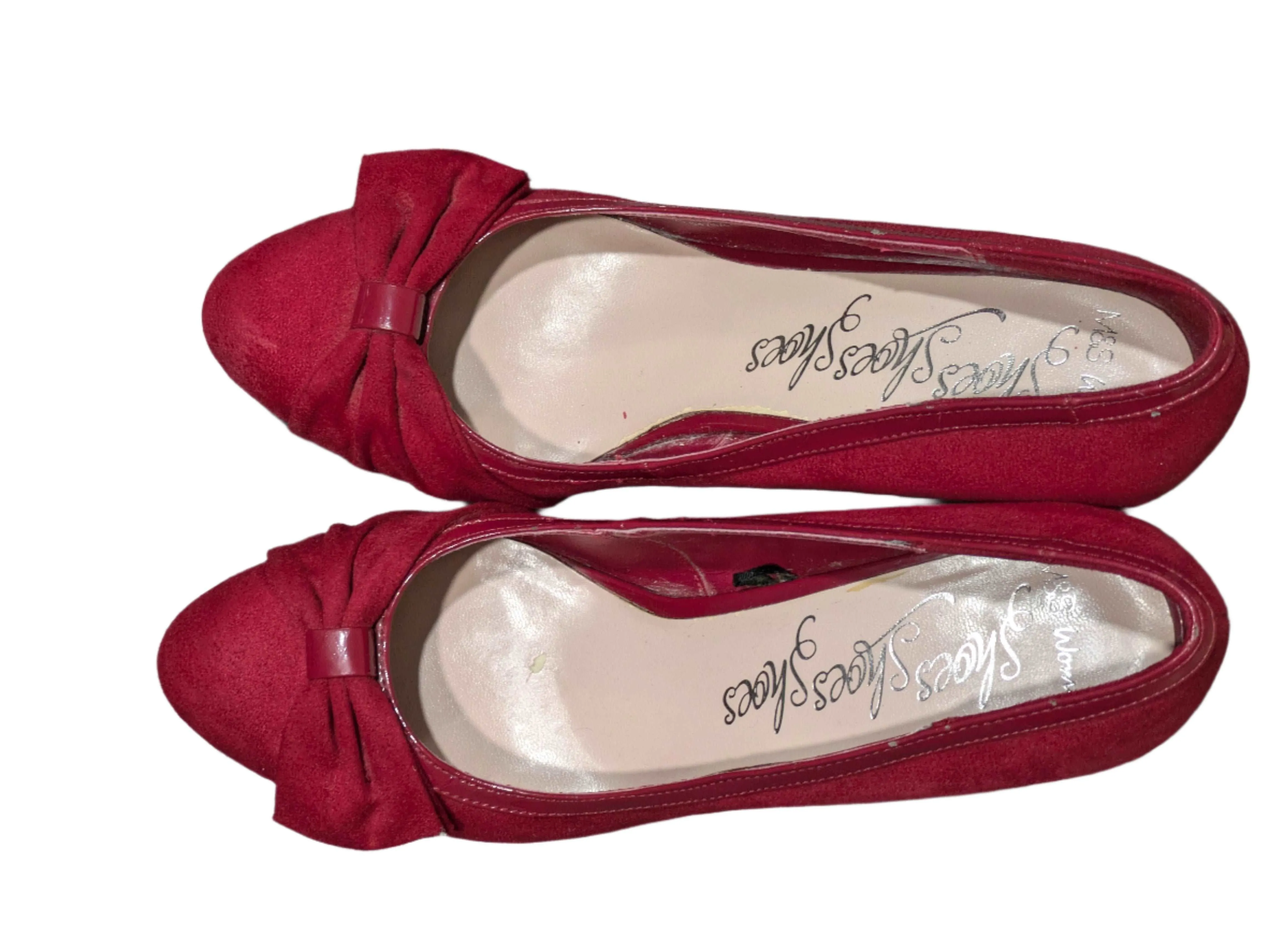 Marks & Spencer Red Hartley Heels Size UK 6 / EU 39 / US 8