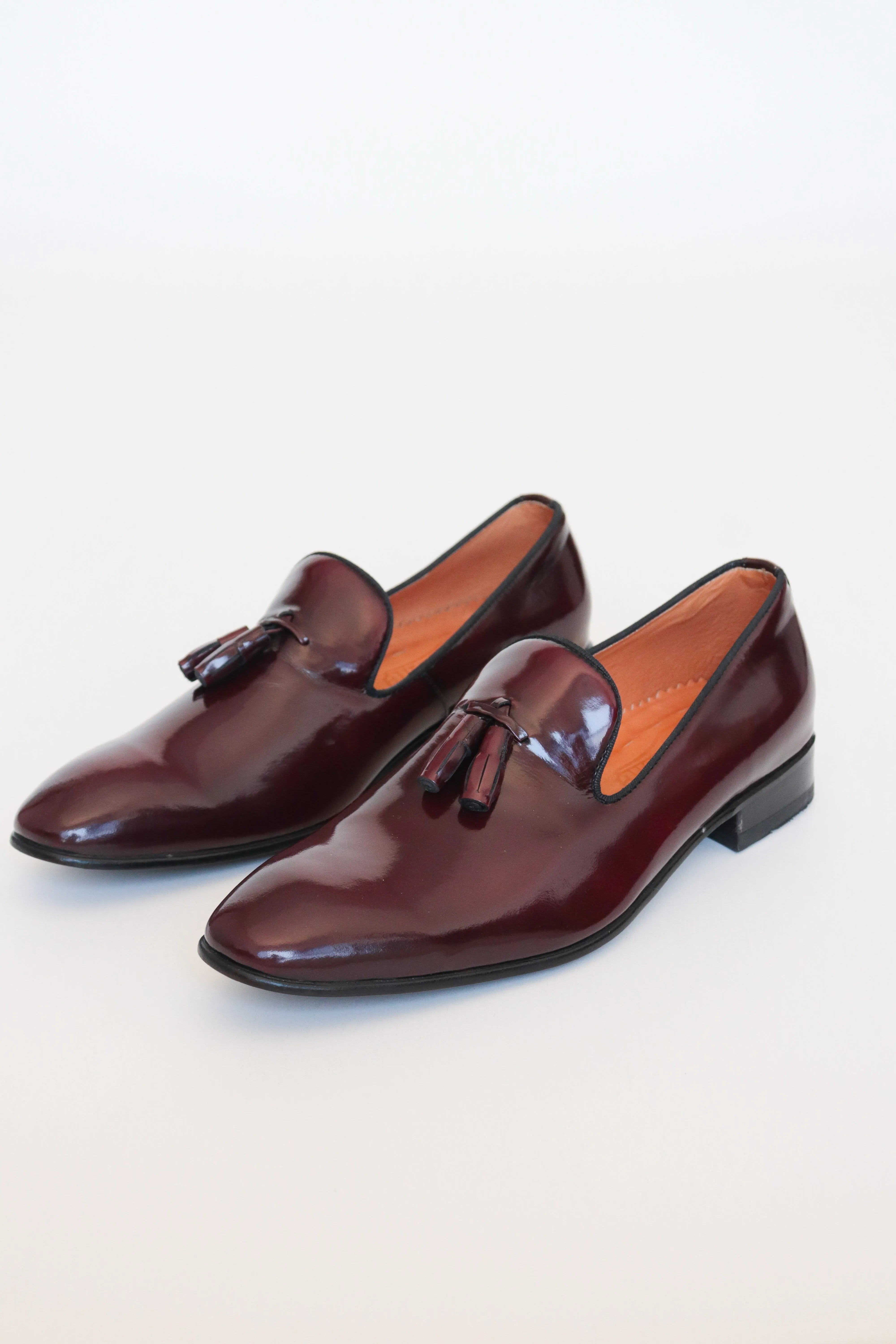 Maroon Majesty Luxurious Loafers