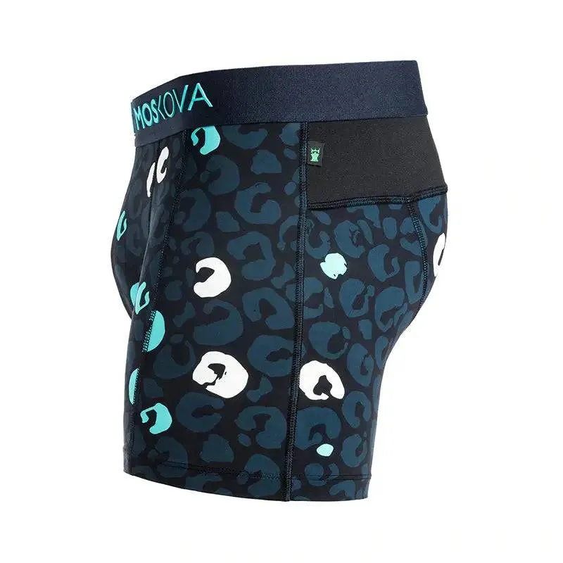 MOSKOVA BOXER M2S Polyamide XSmall-XXLarge Black Leopard