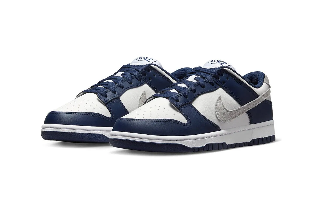 NIKE DUNK LOW SUMMIT WHITE MIDNIGHT NAVY