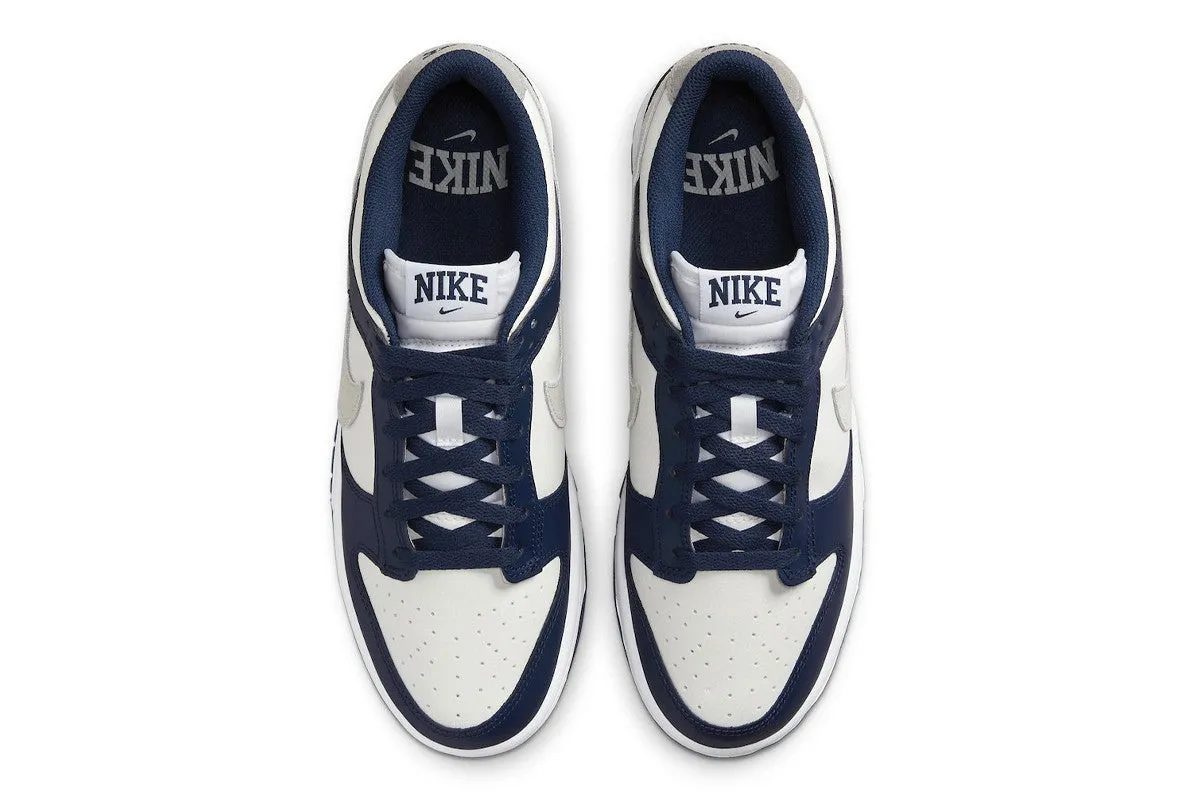 NIKE DUNK LOW SUMMIT WHITE MIDNIGHT NAVY