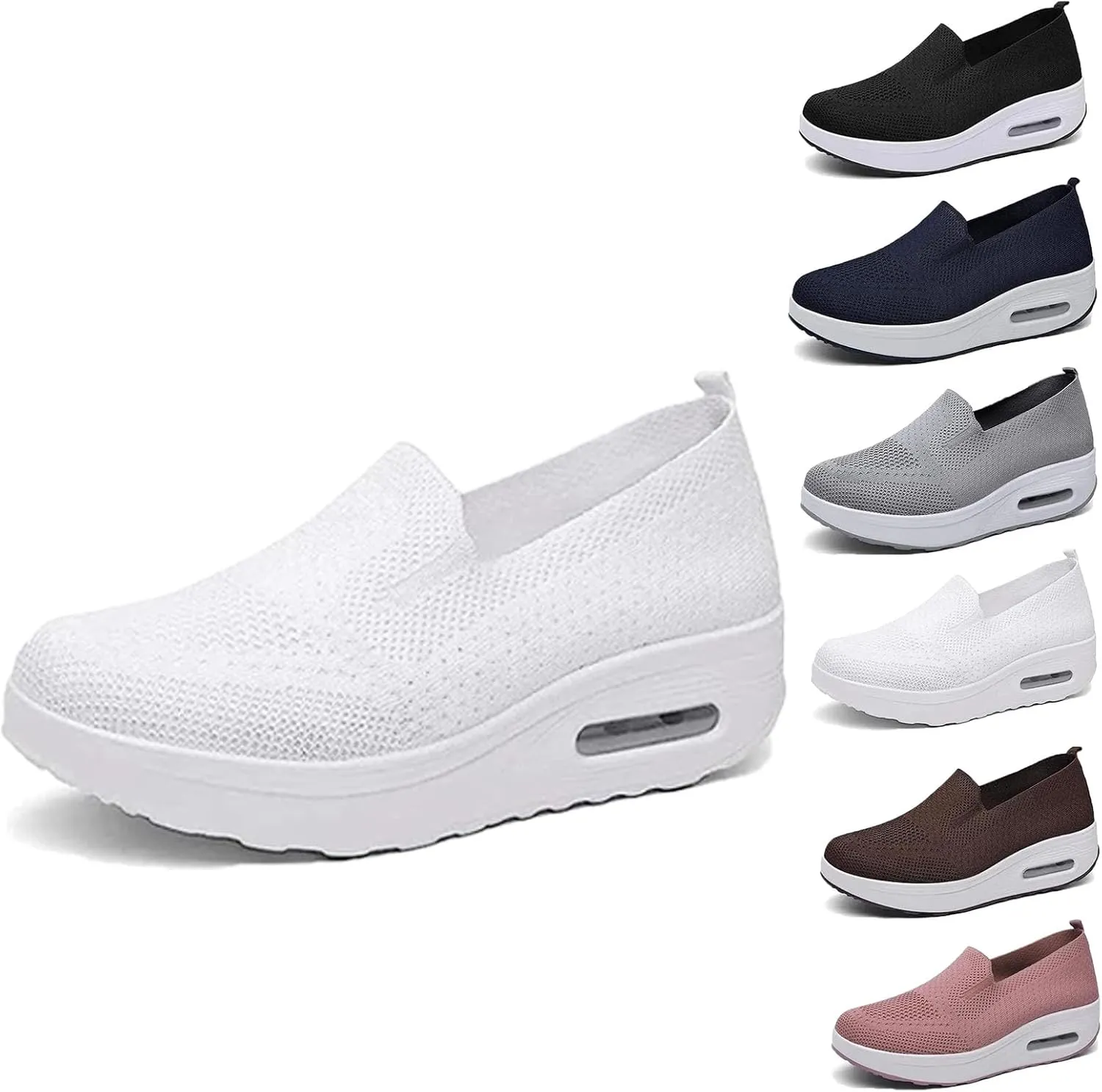 Orthopedic Sneakers for Women, 2023 Orthopedic Shoes for Women, Womens Orthopedic Shoes, Slip-On Light Air Cushion Orthopedic Sneakers