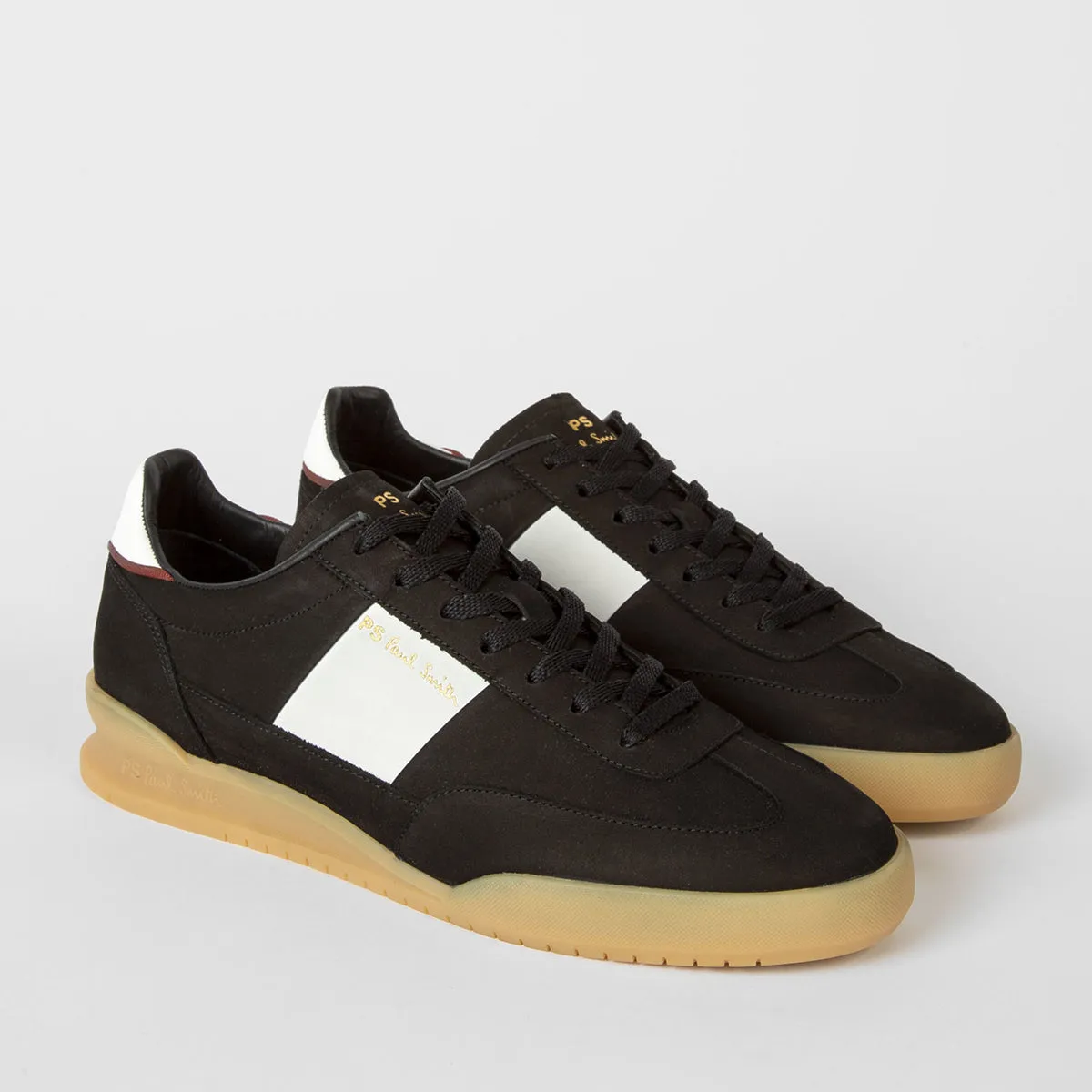 PS Paul Smith - Dover Trainers in Black/Gum Sole