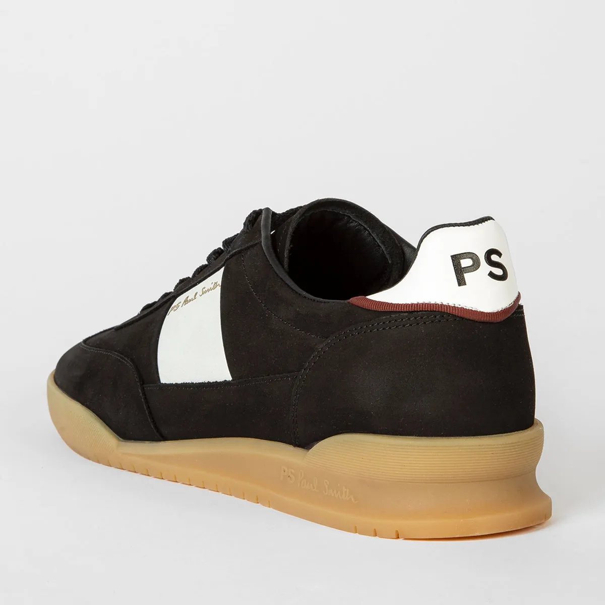 PS Paul Smith - Dover Trainers in Black/Gum Sole