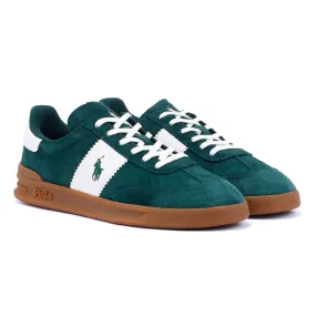 Ralph Lauren Heritage Area Suede Men's Green/White Trainers