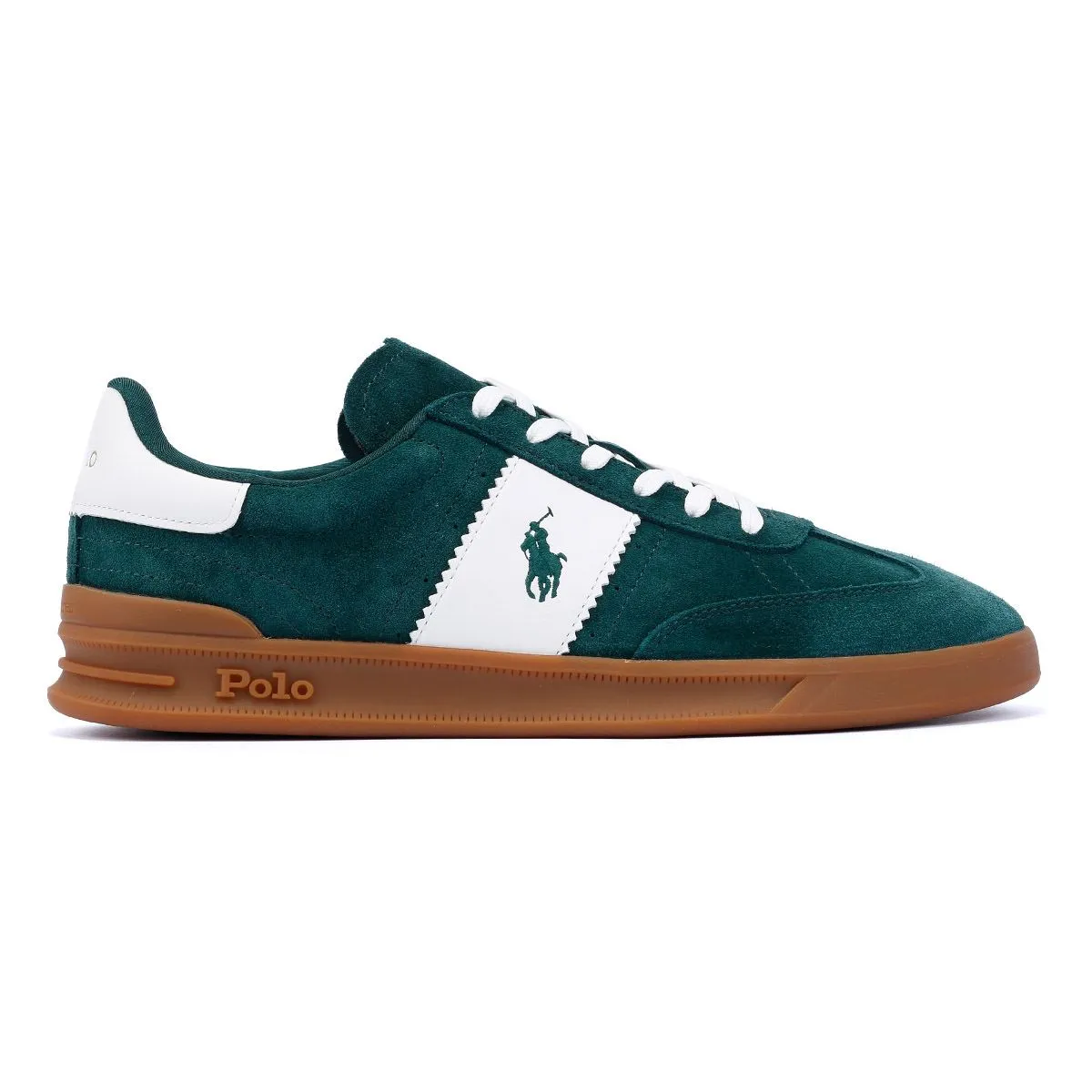 Ralph Lauren Heritage Area Suede Men's Green/White Trainers