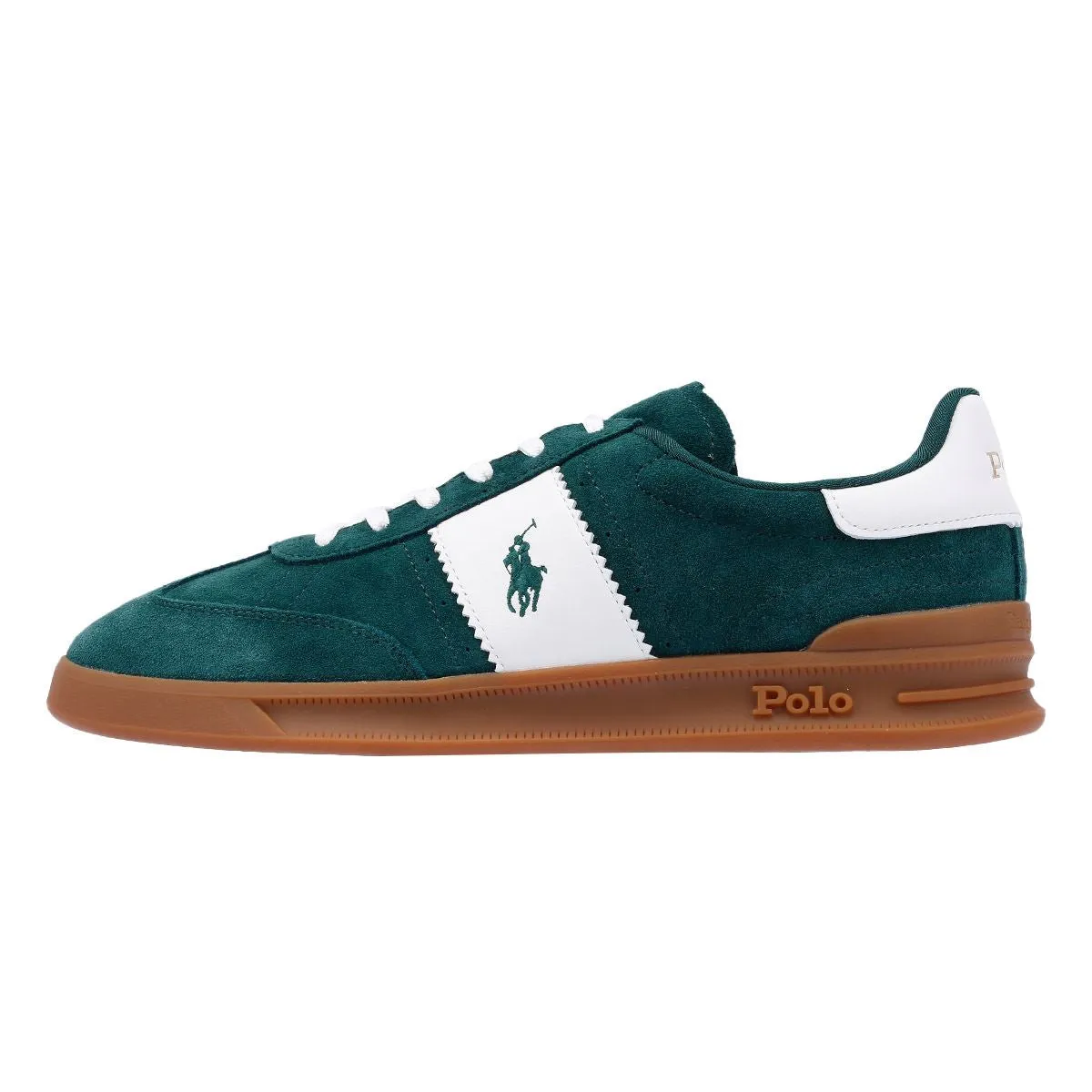 Ralph Lauren Heritage Area Suede Men's Green/White Trainers