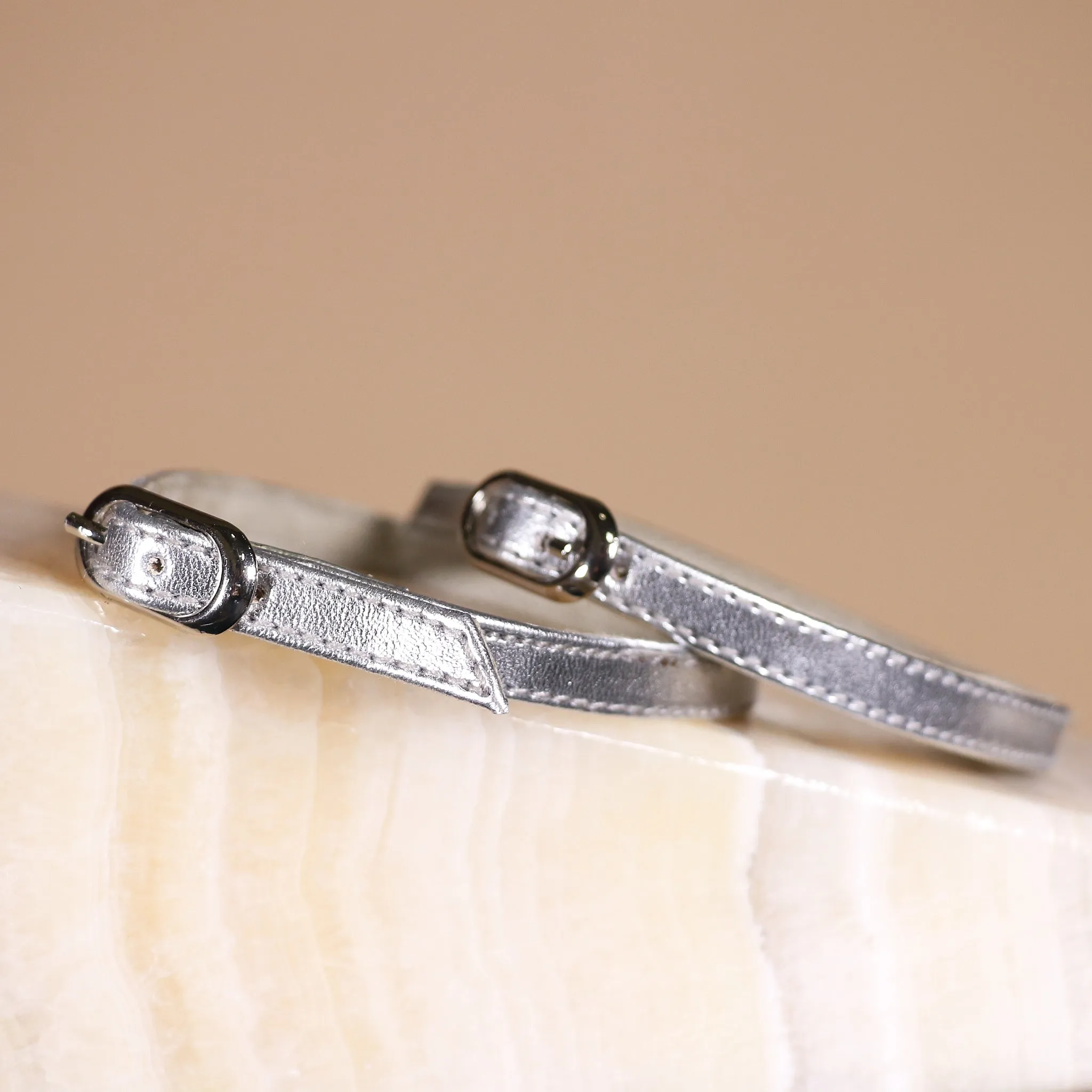 Replacement Silver Ankle Straps - Set of 2