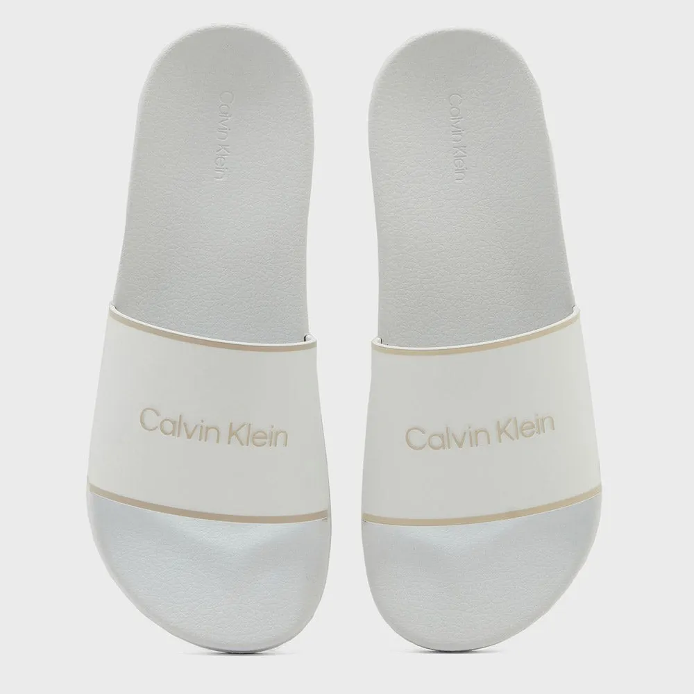 Rubber Pool Slide - White Multi