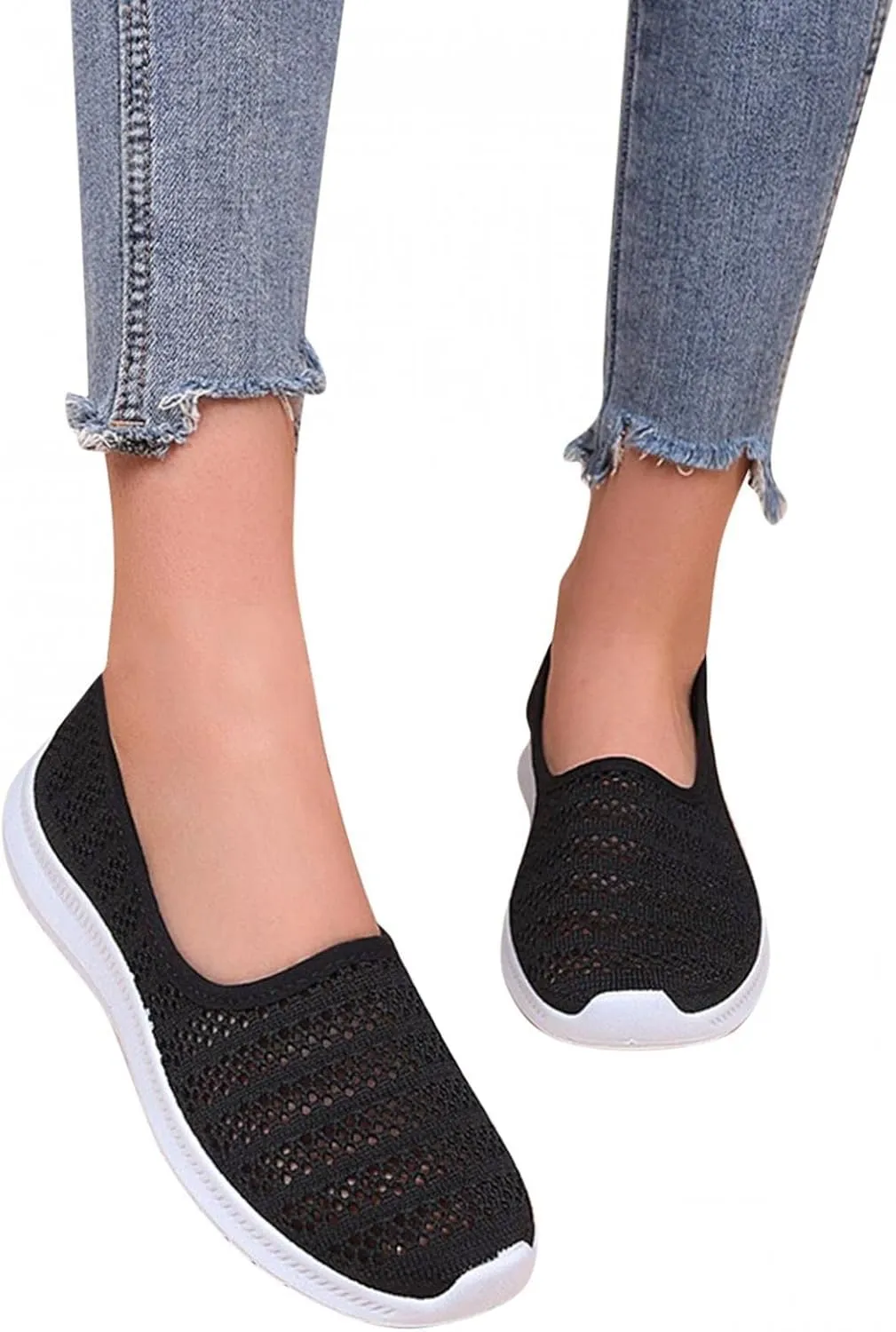 Sneakers for Women Running Shoes Sneakers for Women Sneakers for Women High Top Walking Shoes for Women Summer Fashion Non Slip Round Toe Breathable Platform Casual Sneakers
