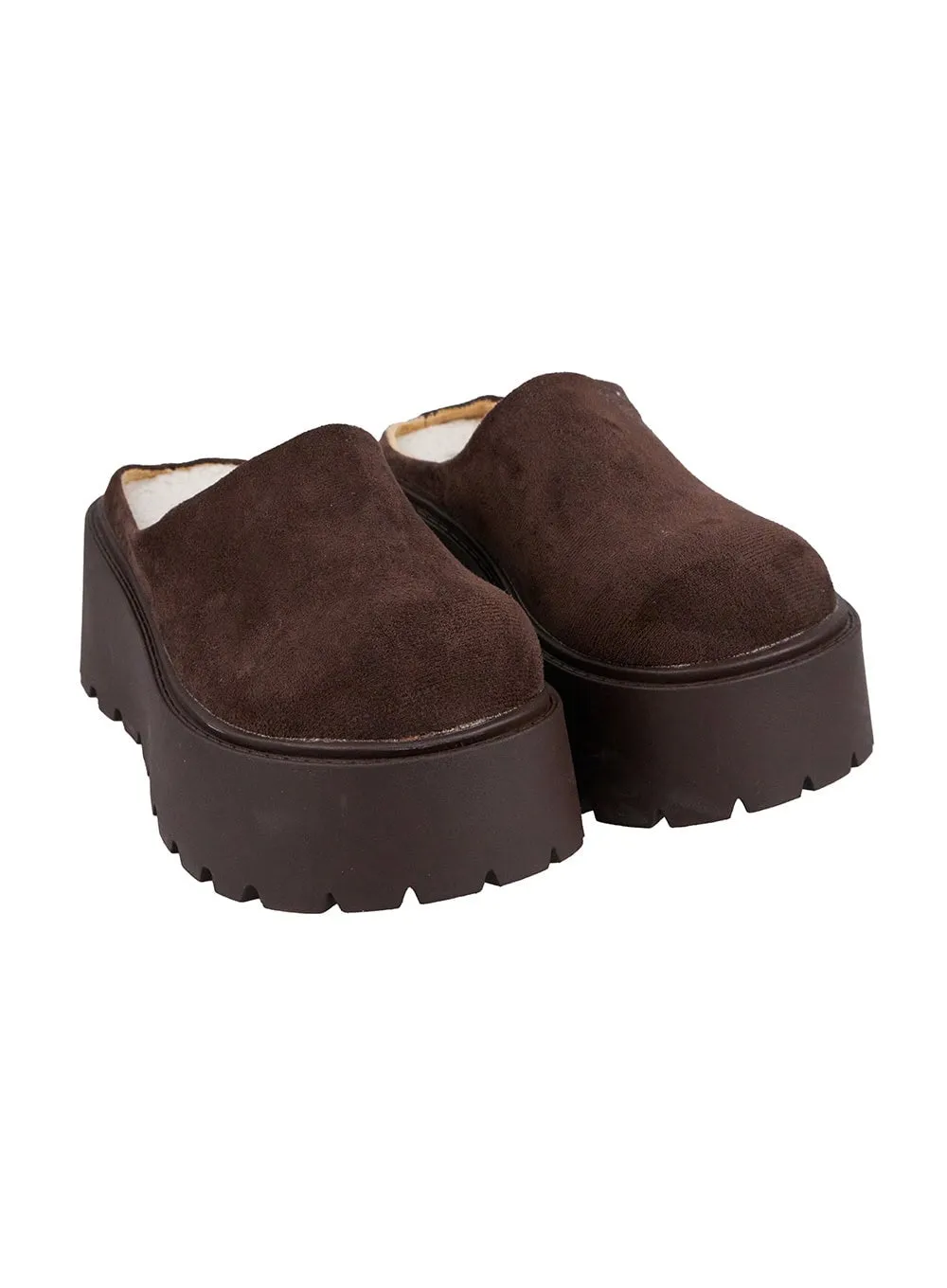 Suede Platform Mules IJ503