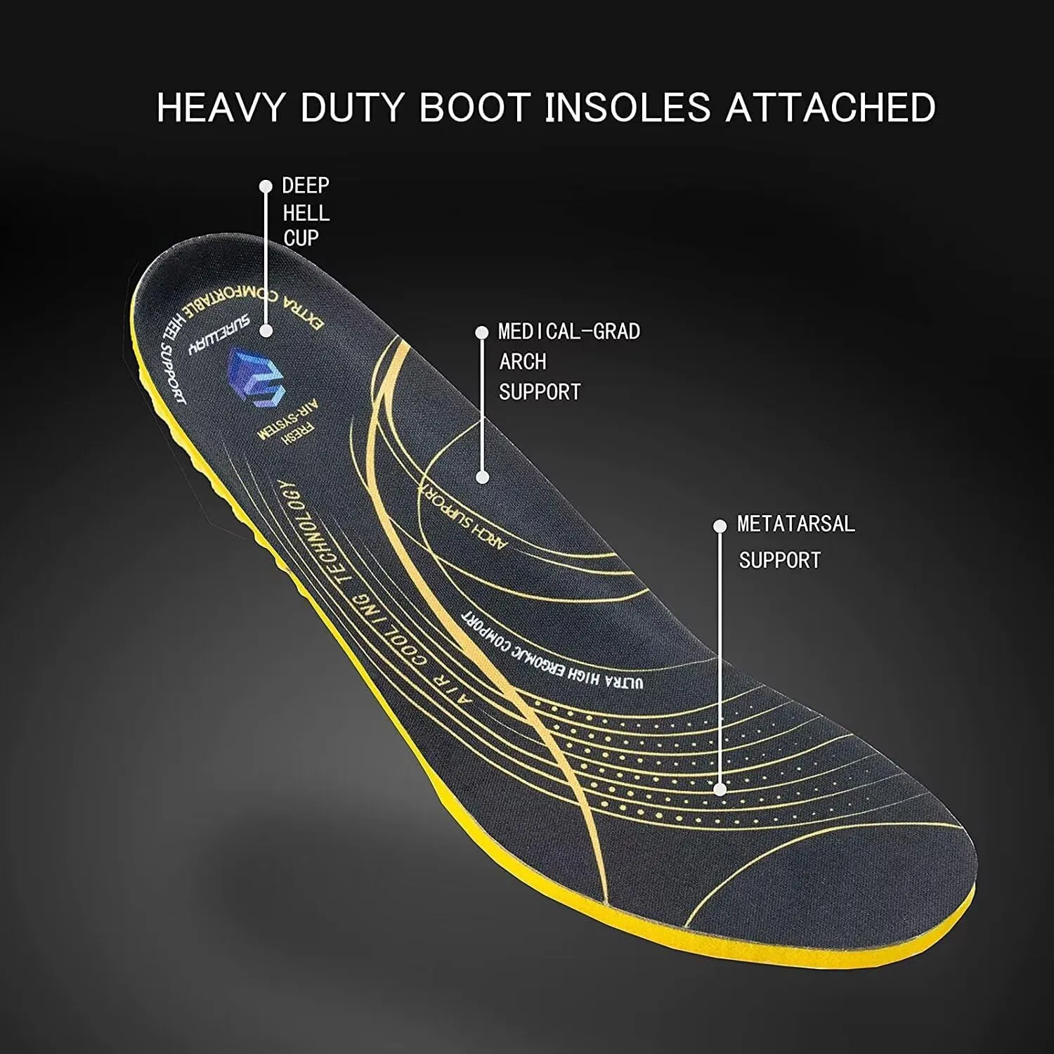 SUREWAY 6 Mens Heavy Duty Soft/Steel Toe Work Boots for Men,Goodyear Welt,Extremely Comfortable Durable Proved,Oil/Slip Resistant,Thicker Leather,Wedge Sole,EH Safety Industrial Construction Boots