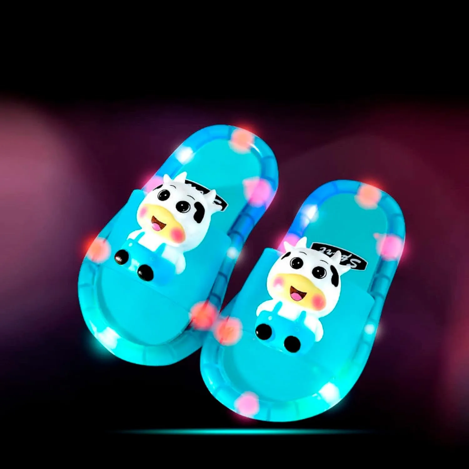 Toddler Girls Boys Light Up Slippers 2025 Stylish Cute Cartoon Animal Luminous Sandals for Girls Casual Slippers