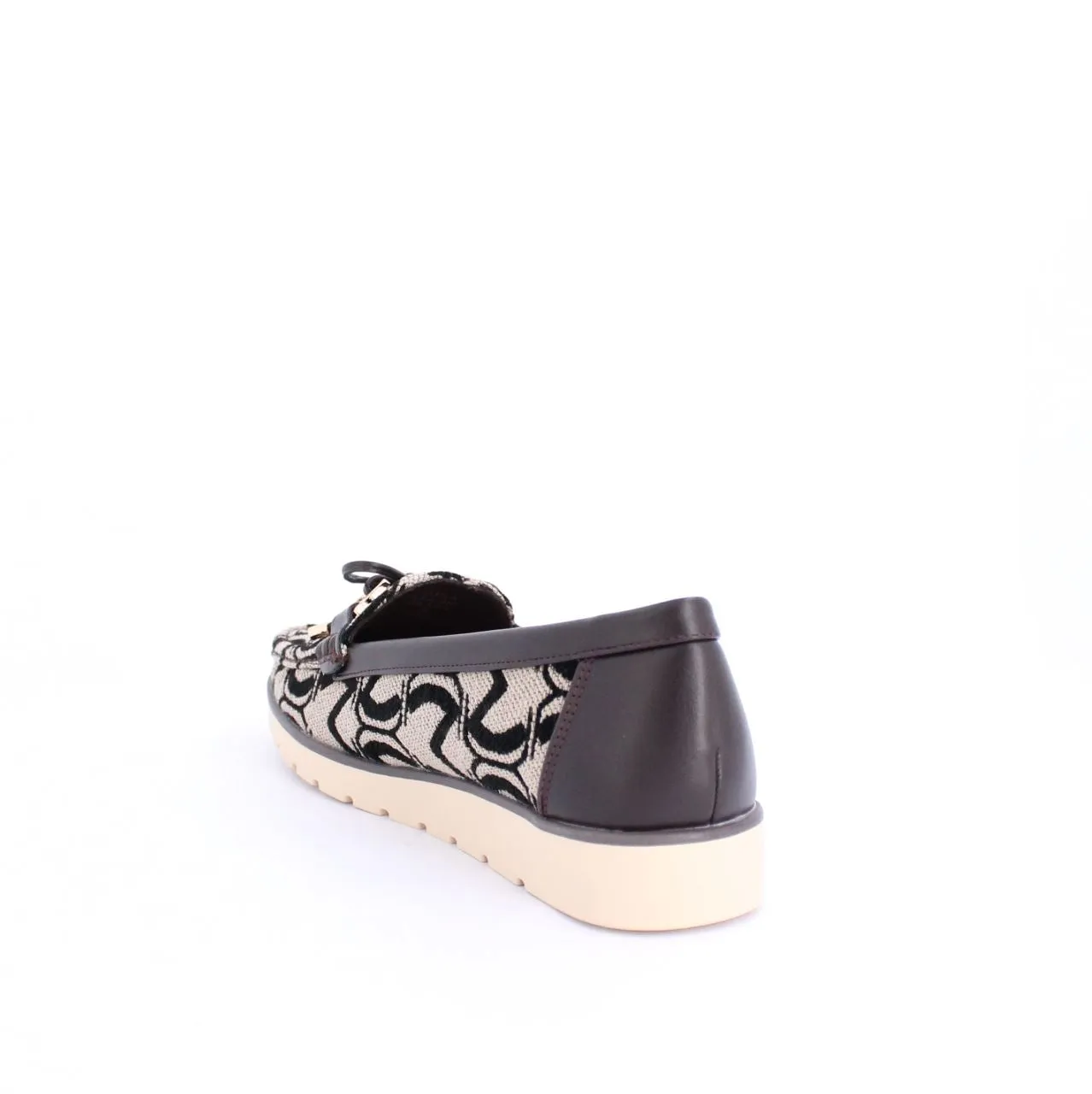VAIDEHI-MOCCASINS - DARK BROWN