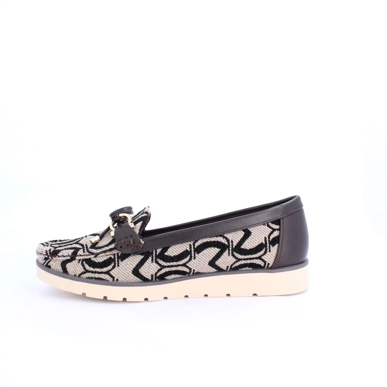 VAIDEHI-MOCCASINS - DARK BROWN