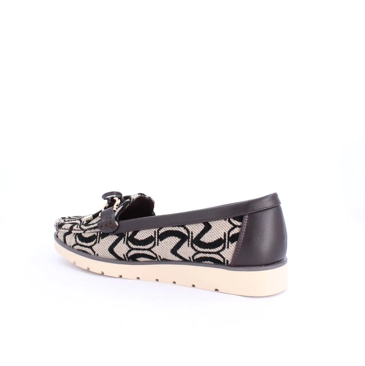 VAIDEHI-MOCCASINS - DARK BROWN