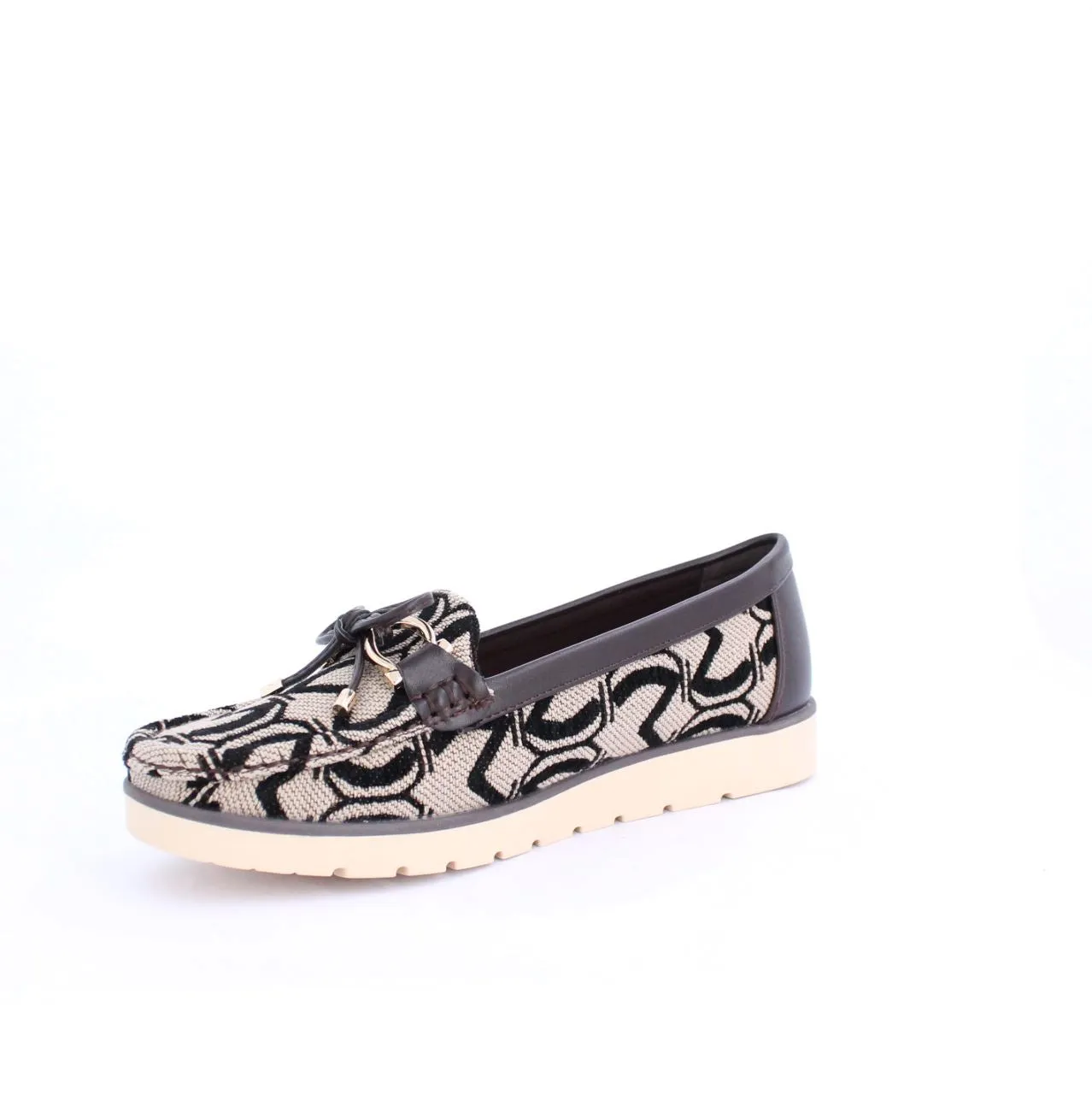 VAIDEHI-MOCCASINS - DARK BROWN