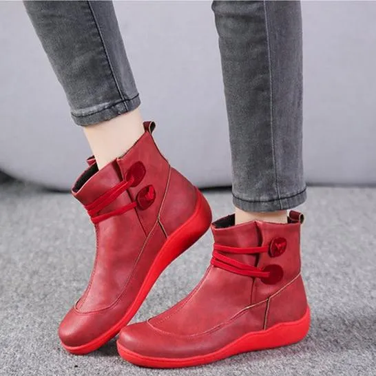 Women fashion elastic strap slip on short ankle boots
